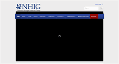 Desktop Screenshot of nhig.org.uk