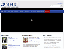 Tablet Screenshot of nhig.org.uk